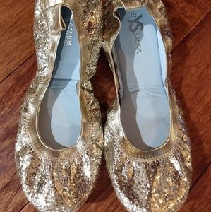 Yosi Samra Serena Glitter ballet flats 💛
